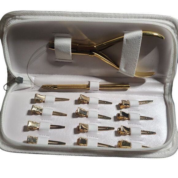 Hair Extension Practice Learning School Sew In Hidden Bead Cosmetology Bundle - Picture 2 of 16